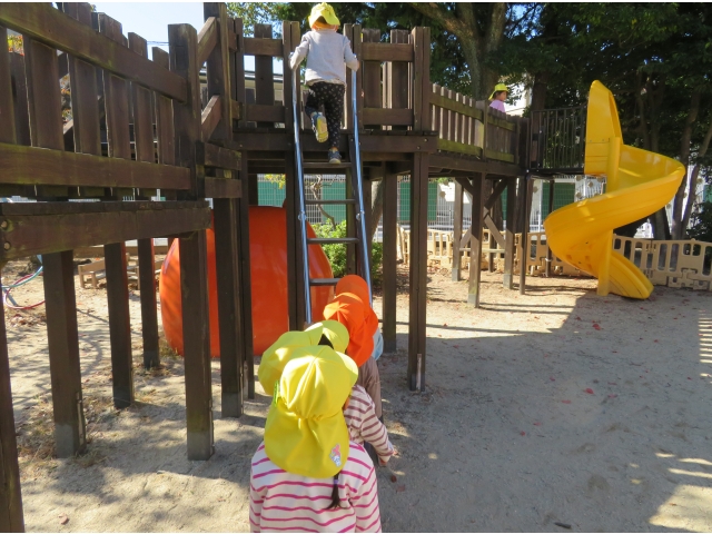 順番に並んで待てるんだ～