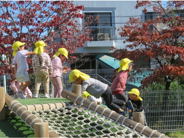 築山も大人気！