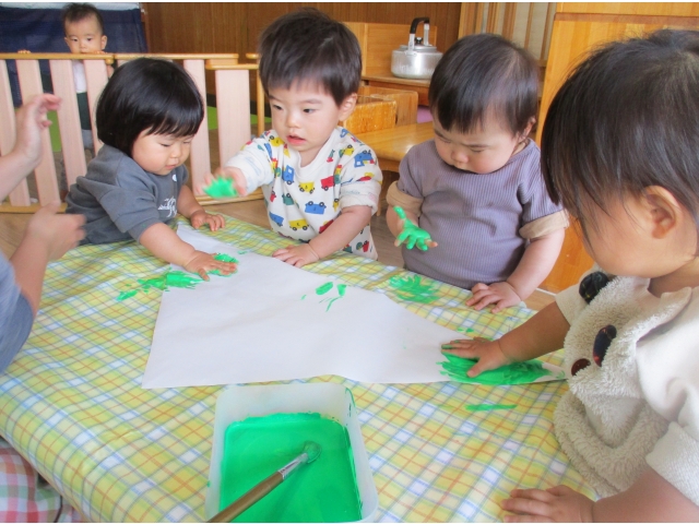 ペッタン！楽しいな～♪
