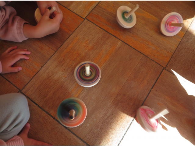 くるくるしてる！