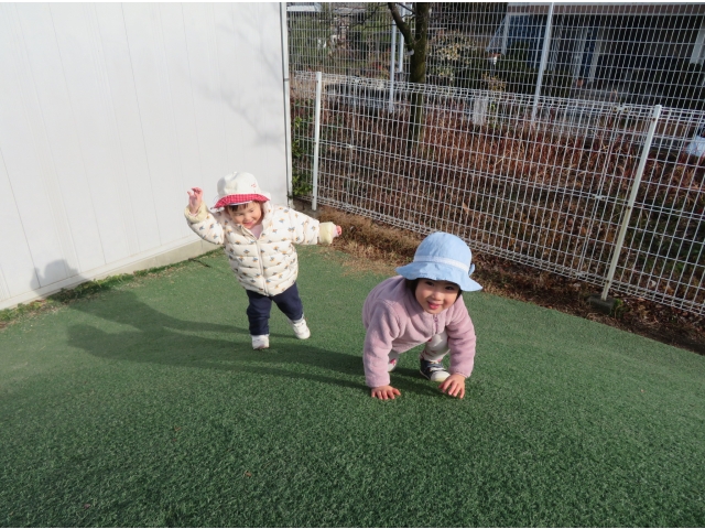 頑張って登るぞ～