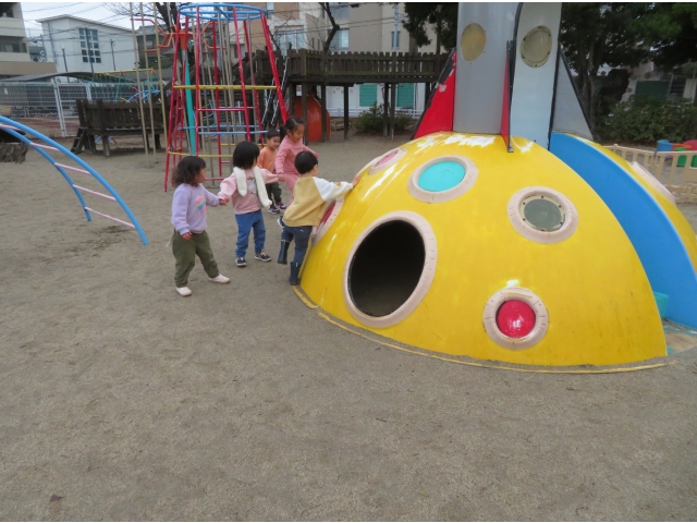 どこかに雪あるかな～？