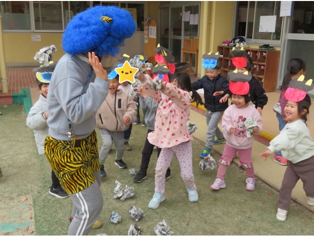 元気よく投げます!