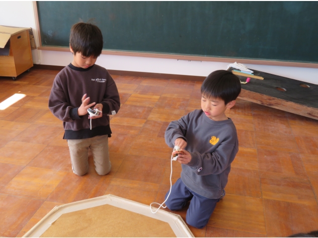 丁寧に巻き付けます