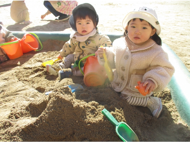 砂だらけになりながら楽しんでいます★