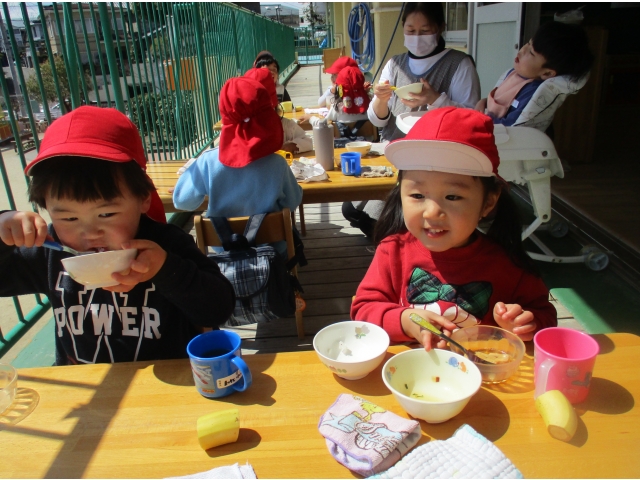お魚にゆかりご飯！みんなの大好きなメニュー、もりもり食べます！！
