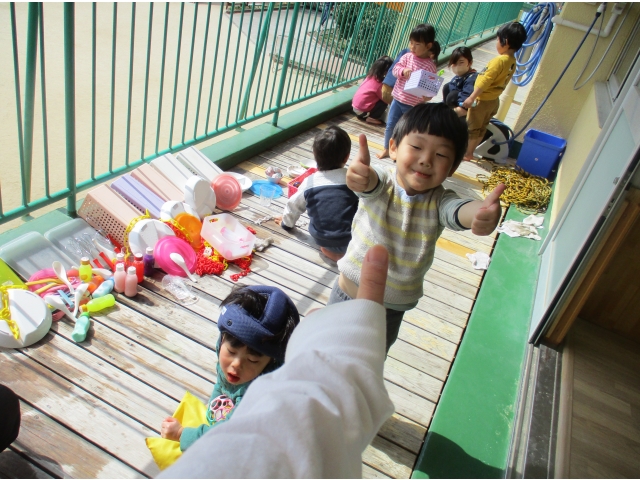 お掃除いい感じ！👍がんばっています！！