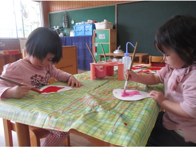 端まで塗るよ(^-^)