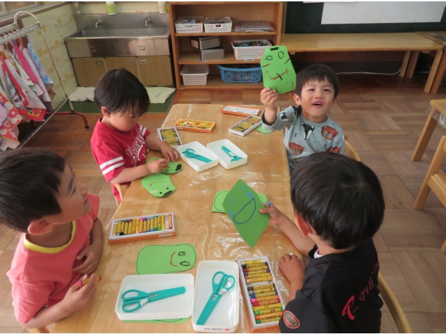 見て～！描けた！