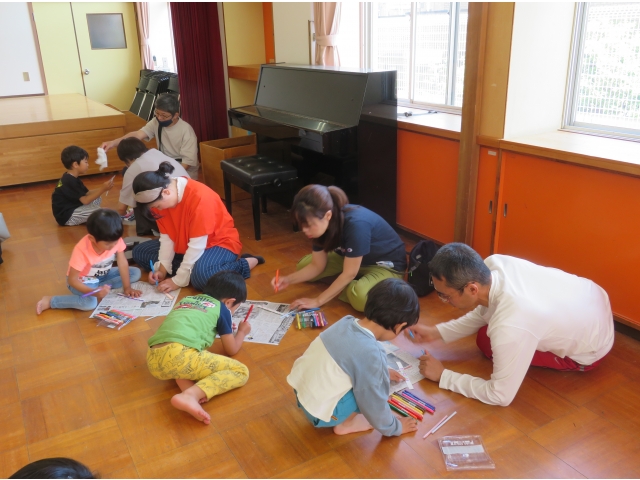 一人ひとり違った模様が描きあがってきます♪