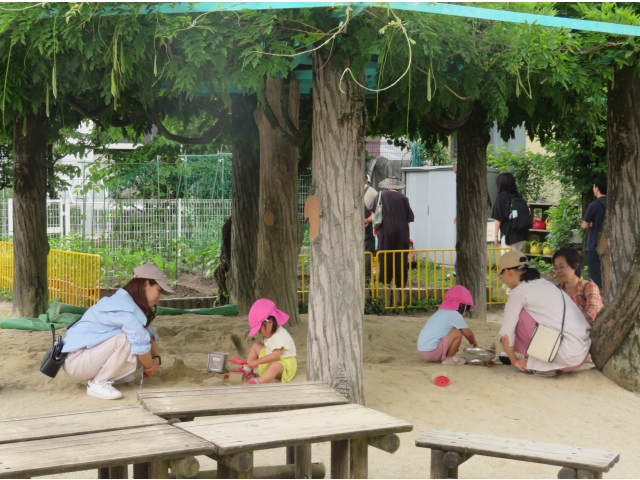 お家の人とじっくり遊べてとってもいい笑顔でした♡