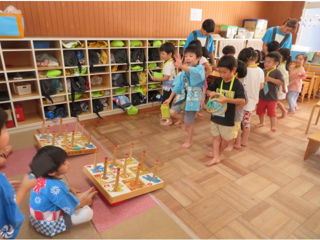 わなげも大人気!