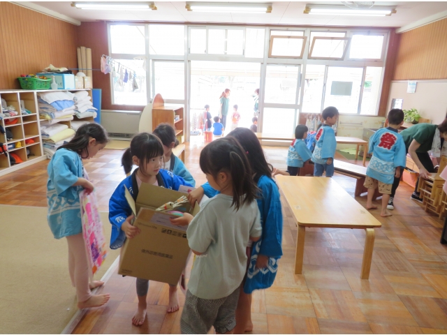 お片付けもみんなで!