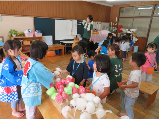 “これください!”“はいどうぞ!”