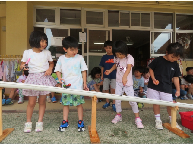 ねらいを定めて…