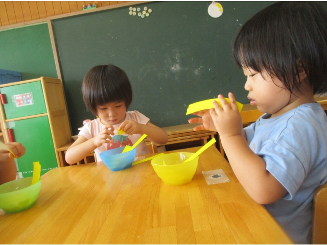 小さく小さくちぎるぞ！