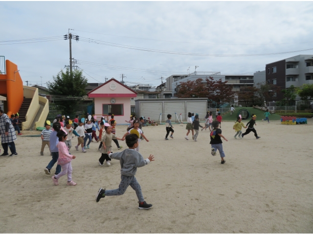 合図の声でスタートです!