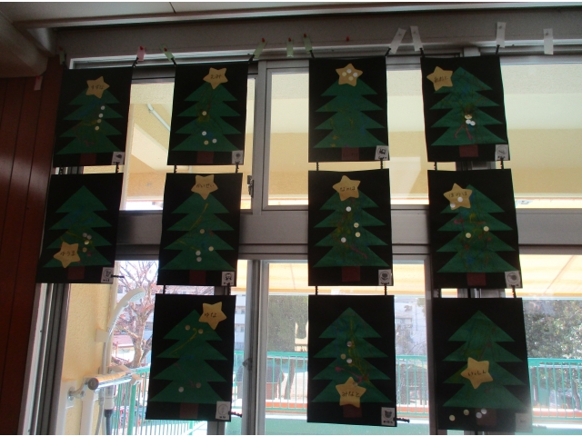 クリスマス製作も可愛いです♪