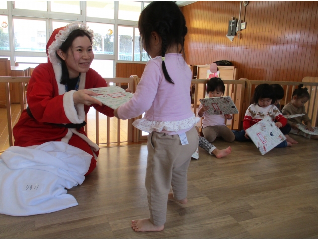 サンタさんからプレゼントをもらいました☆