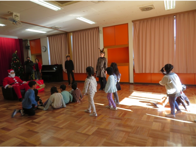 サンタさんがいて笑顔がほころびました♡