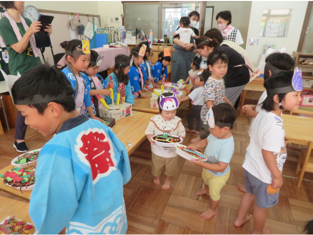 うさぎ組のお友だちにも優しくおもてなし♡
