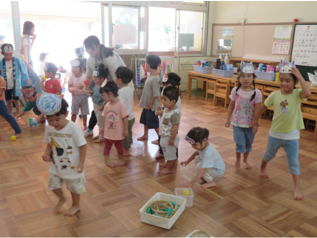 ちゅうりっぷ組のお友だちがお客さんできました♡