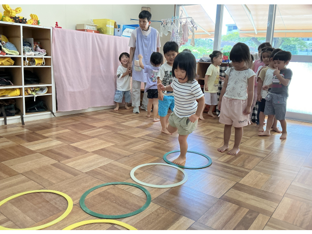 グラグラする～💦