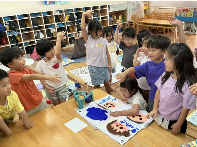 ぞう🐘が描けて大喜び♪ぱおーーーん！！