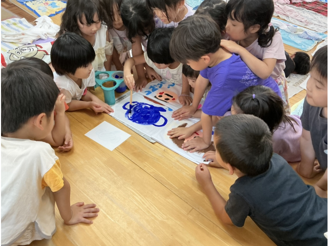 クラス名の「ぞう🐘」を描きます