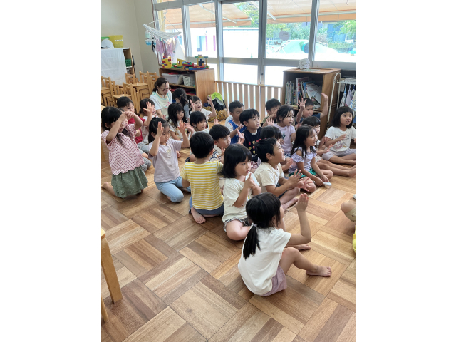 大のお気に入りの忍者の手遊び♪