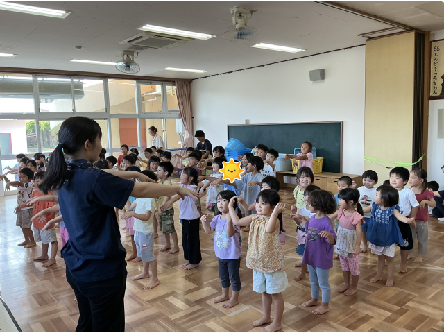 開会式の練習もしたよ！