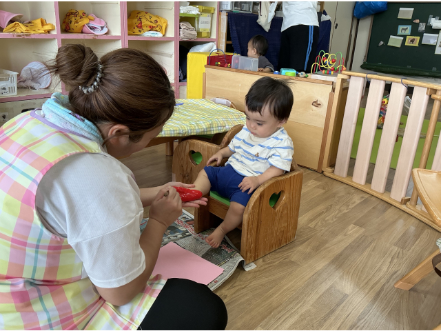 足の裏…くすぐったいよ