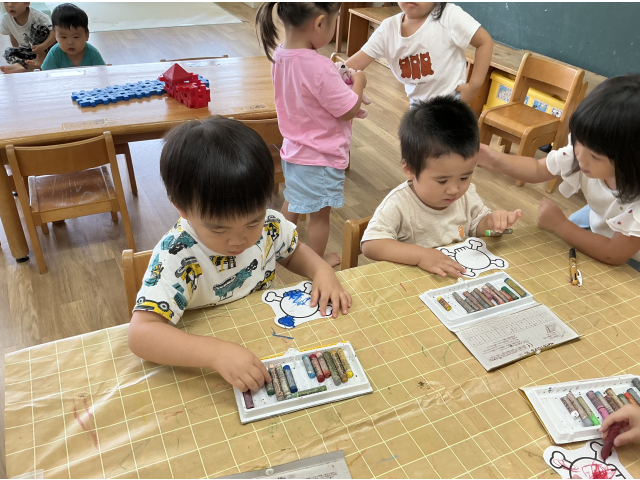 「何色にしようかな～？」