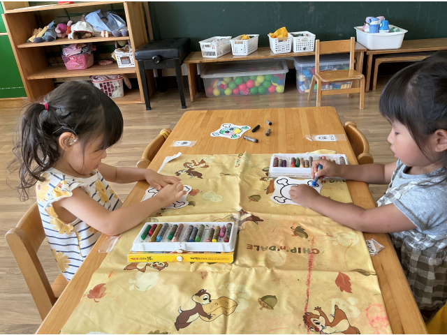 「青で塗ろう！」