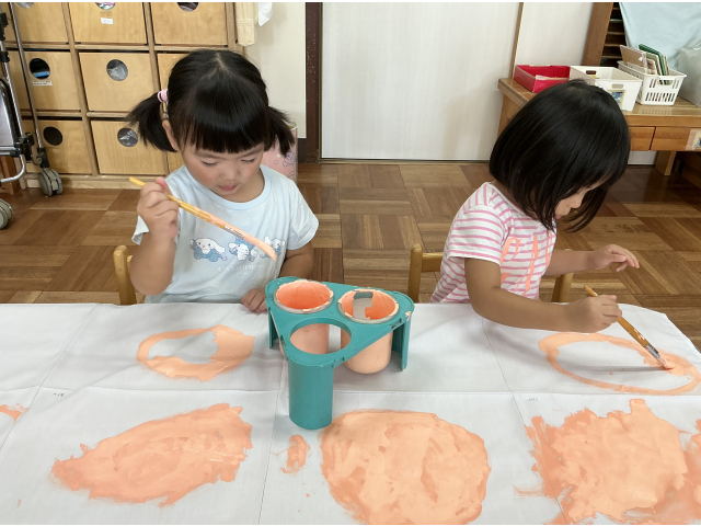 クラス旗を作ったよ