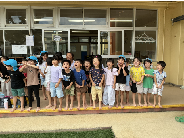 王様の木や遊具に向かって「ありがとー！！」と叫んでいました😊