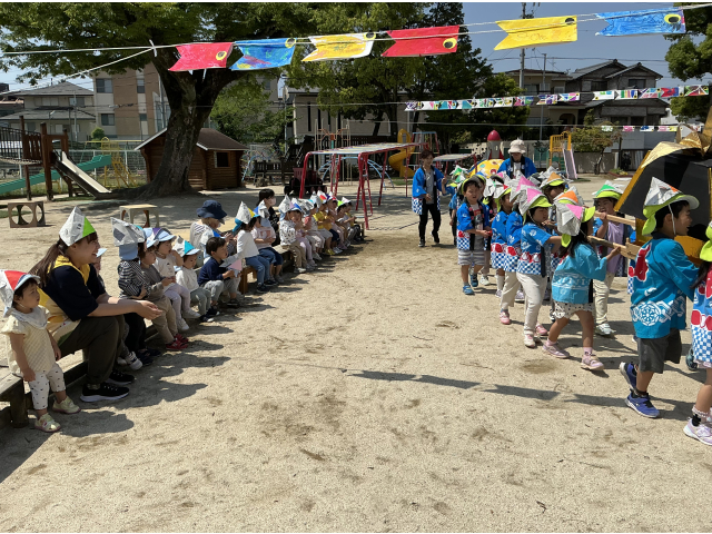 「わっしょい！」と大きな声で応援😊