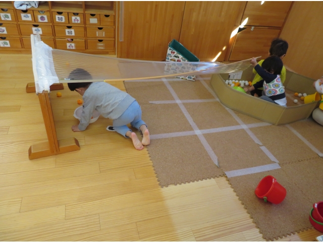 下にも入ってみたよ