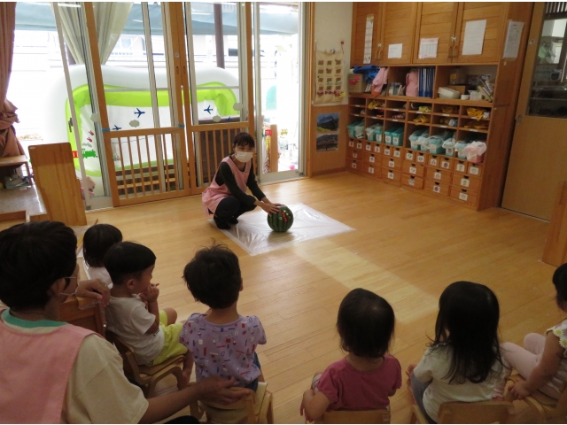 すいかは重いよ～！