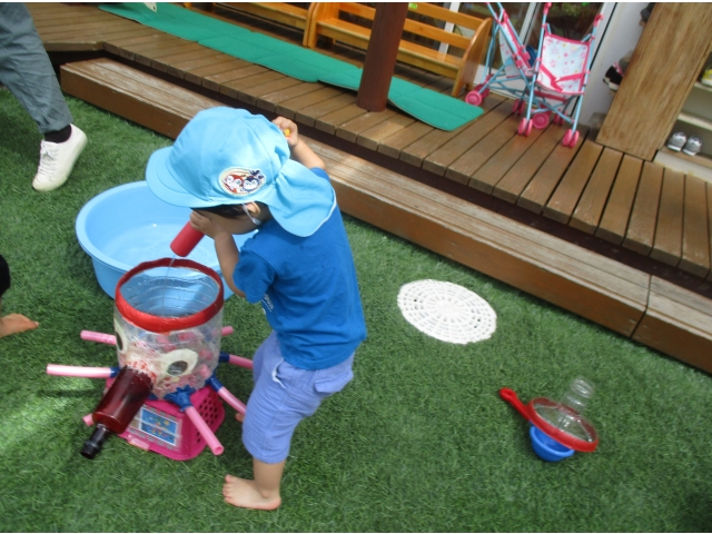 水を入れたら…