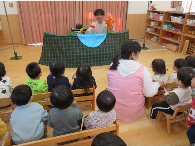 たくさんの魚がでてきて子どもたちもくぎづけでした。