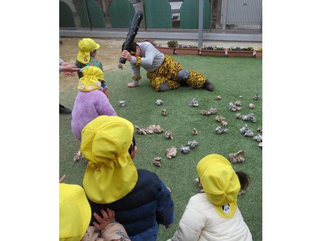 みんなで力を合わせてやっつけました☆