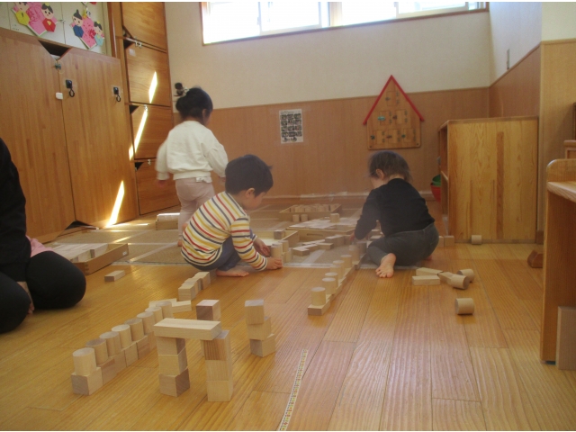 積み木いっぱい！