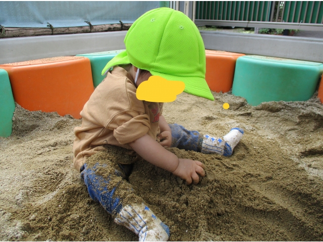 砂、きもちいいね！