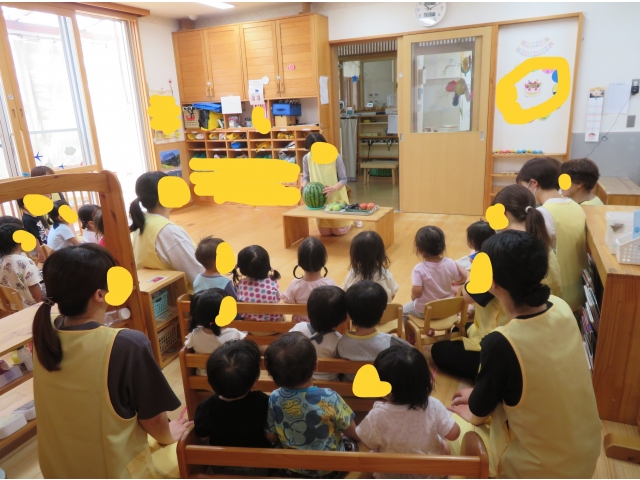 お供え物を見ます