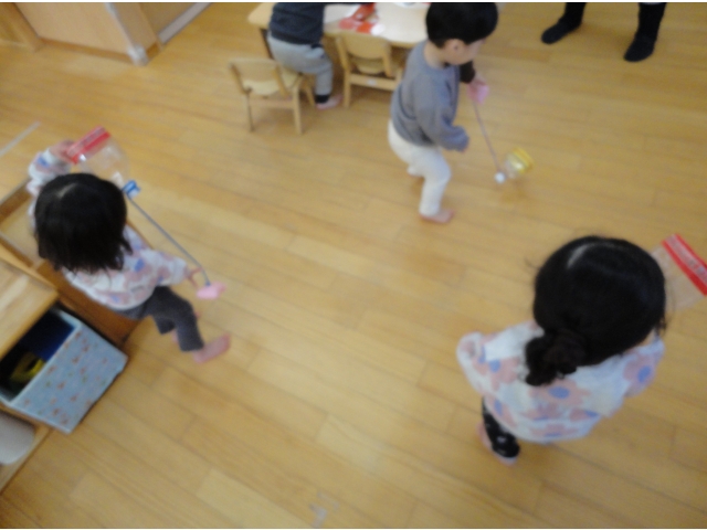 ペットボトルでつくったけん玉