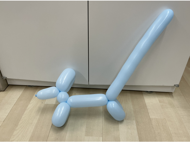 バルーンで作った犬です