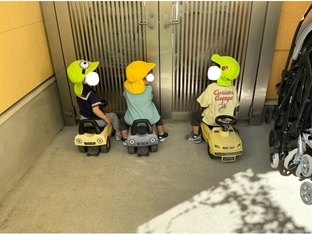 駐車しまーす！