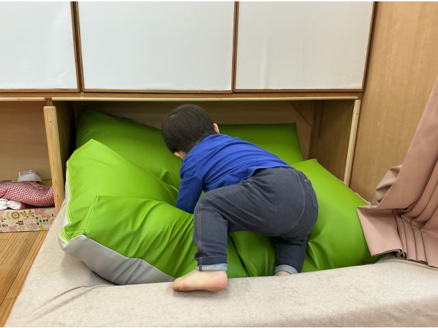 リラックスコーナーもあります。