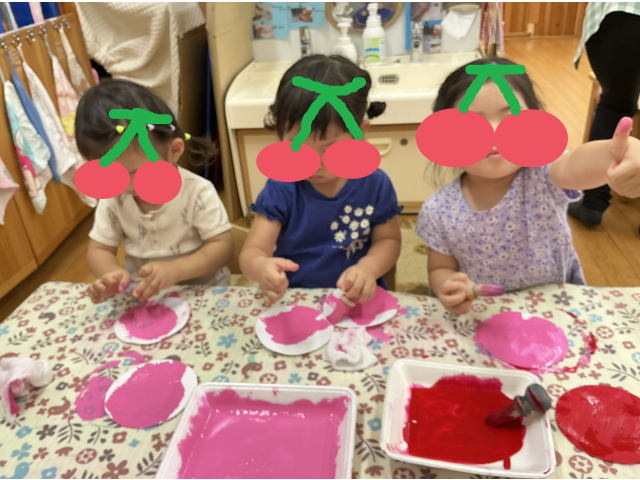 さくらんぼ作り